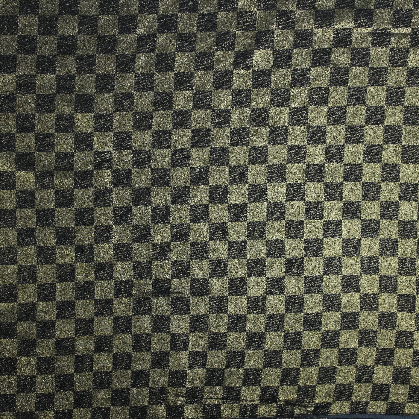 CHIFFON CHECK FOIL-GREEN